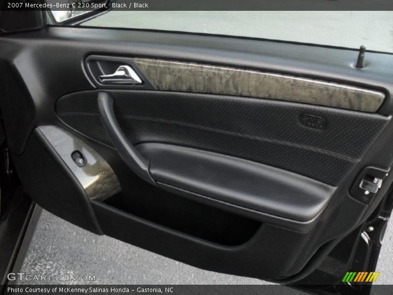 Black / Black 2007 Mercedes-Benz C 230 Sport