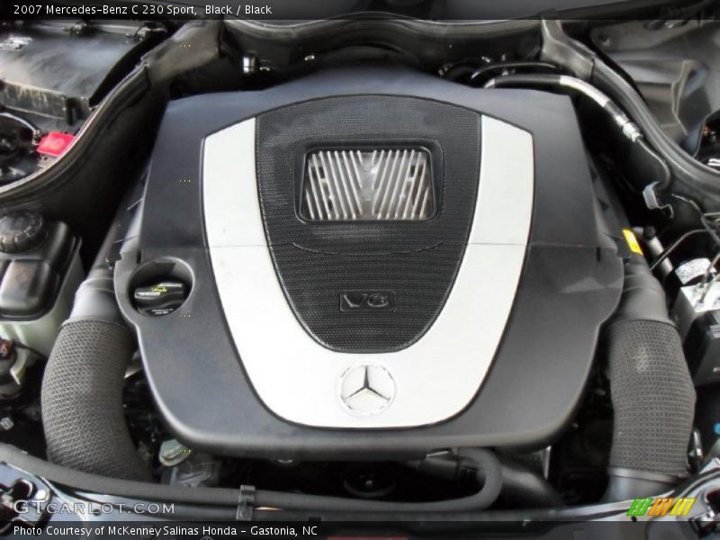 Black / Black 2007 Mercedes-Benz C 230 Sport