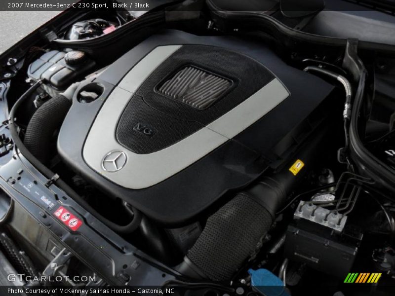 Black / Black 2007 Mercedes-Benz C 230 Sport