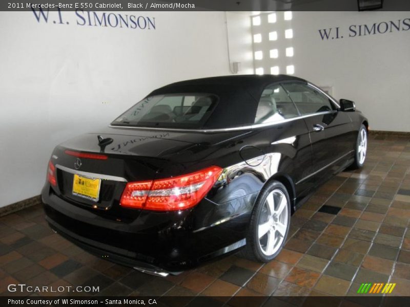 Black / Almond/Mocha 2011 Mercedes-Benz E 550 Cabriolet