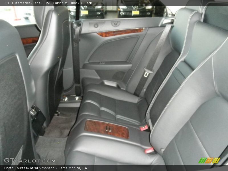 Black / Black 2011 Mercedes-Benz E 350 Cabriolet