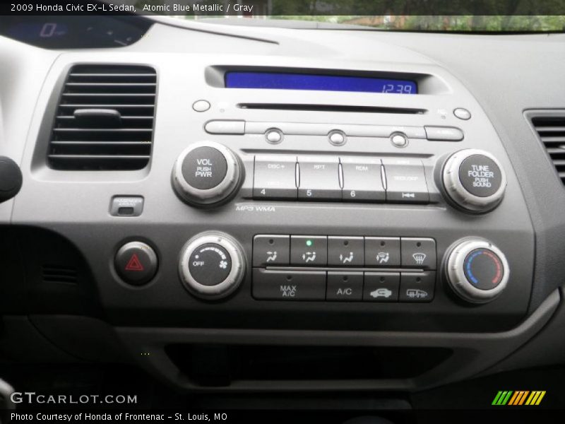 Controls of 2009 Civic EX-L Sedan