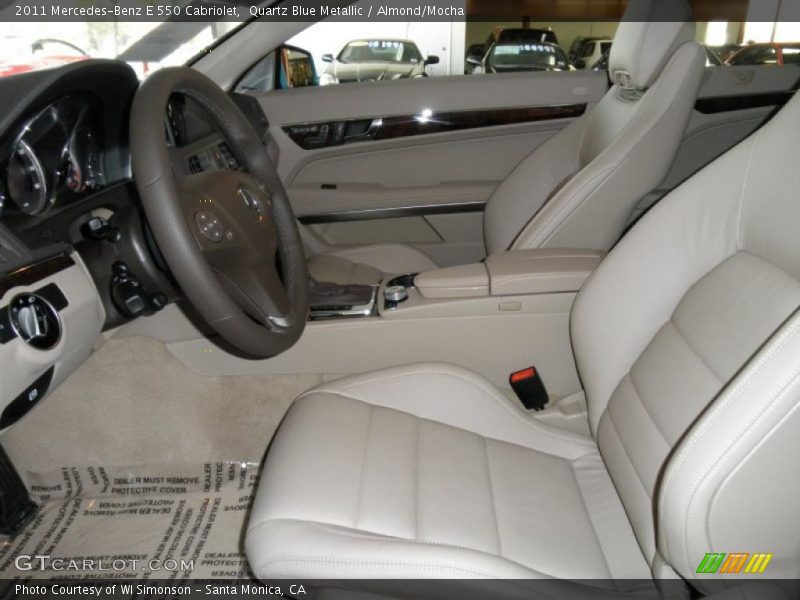 2011 E 550 Cabriolet Almond/Mocha Interior