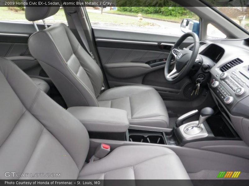  2009 Civic EX-L Sedan Gray Interior