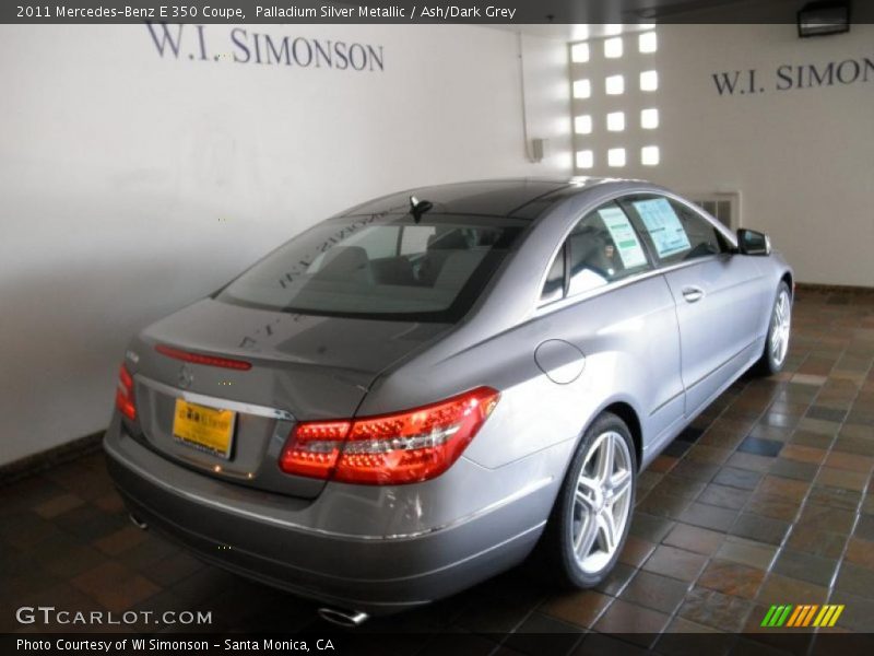 Palladium Silver Metallic / Ash/Dark Grey 2011 Mercedes-Benz E 350 Coupe