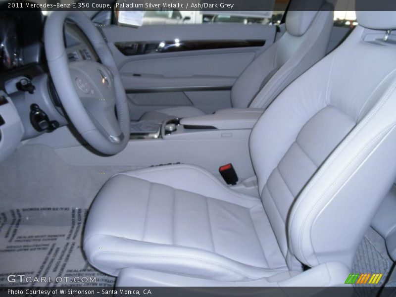 Palladium Silver Metallic / Ash/Dark Grey 2011 Mercedes-Benz E 350 Coupe