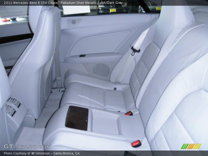 Palladium Silver Metallic / Ash/Dark Grey 2011 Mercedes-Benz E 350 Coupe