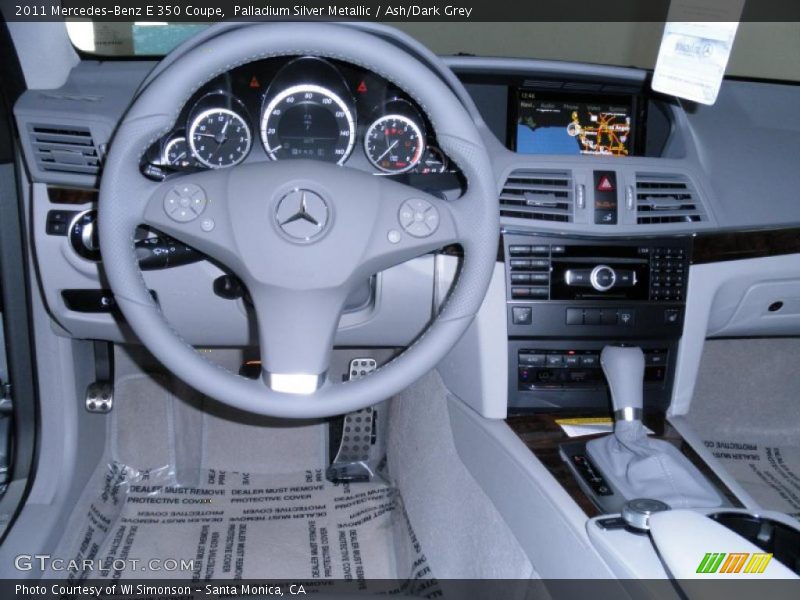 Palladium Silver Metallic / Ash/Dark Grey 2011 Mercedes-Benz E 350 Coupe