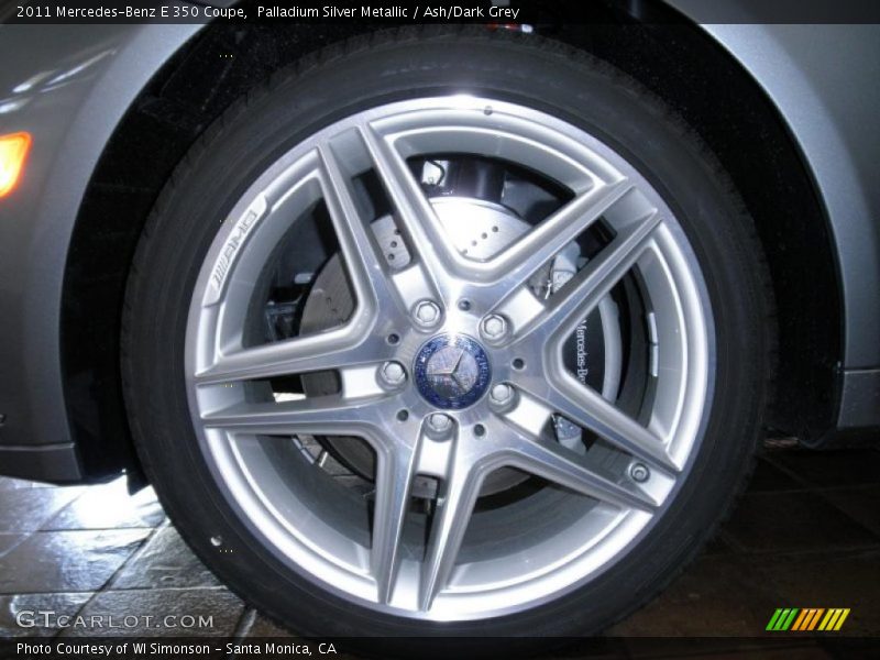 Palladium Silver Metallic / Ash/Dark Grey 2011 Mercedes-Benz E 350 Coupe