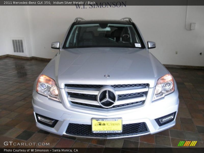 Iridium Silver Metallic / Black 2011 Mercedes-Benz GLK 350