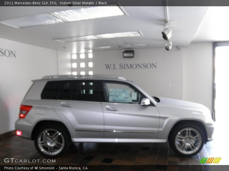 Iridium Silver Metallic / Black 2011 Mercedes-Benz GLK 350