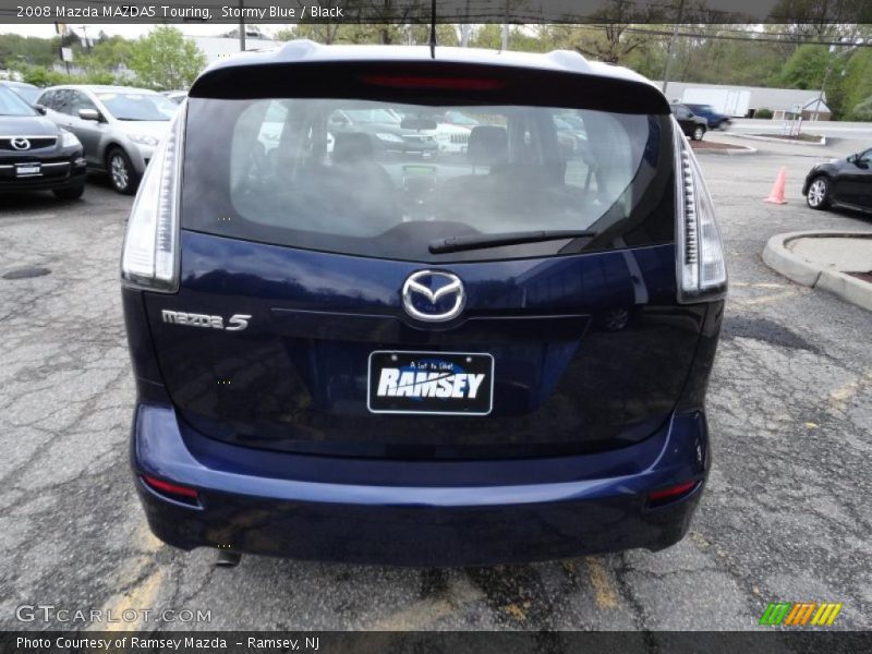 Stormy Blue / Black 2008 Mazda MAZDA5 Touring