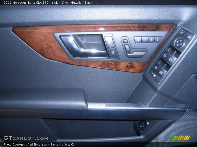 Iridium Silver Metallic / Black 2011 Mercedes-Benz GLK 350