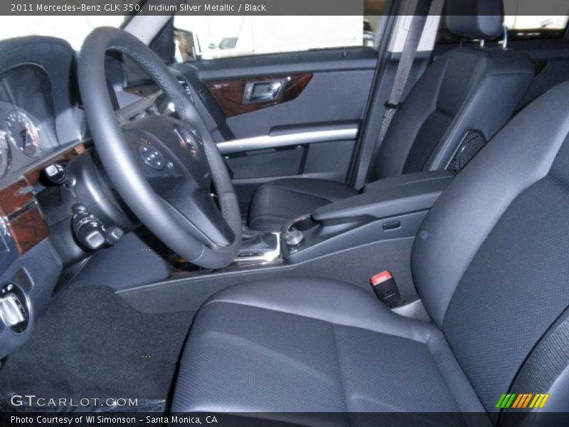 Iridium Silver Metallic / Black 2011 Mercedes-Benz GLK 350