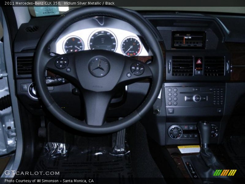 Iridium Silver Metallic / Black 2011 Mercedes-Benz GLK 350