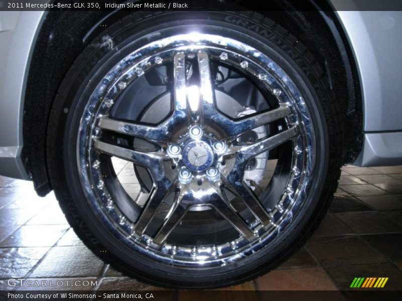 Iridium Silver Metallic / Black 2011 Mercedes-Benz GLK 350