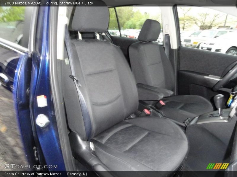 Stormy Blue / Black 2008 Mazda MAZDA5 Touring