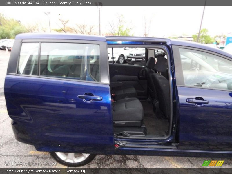 Stormy Blue / Black 2008 Mazda MAZDA5 Touring
