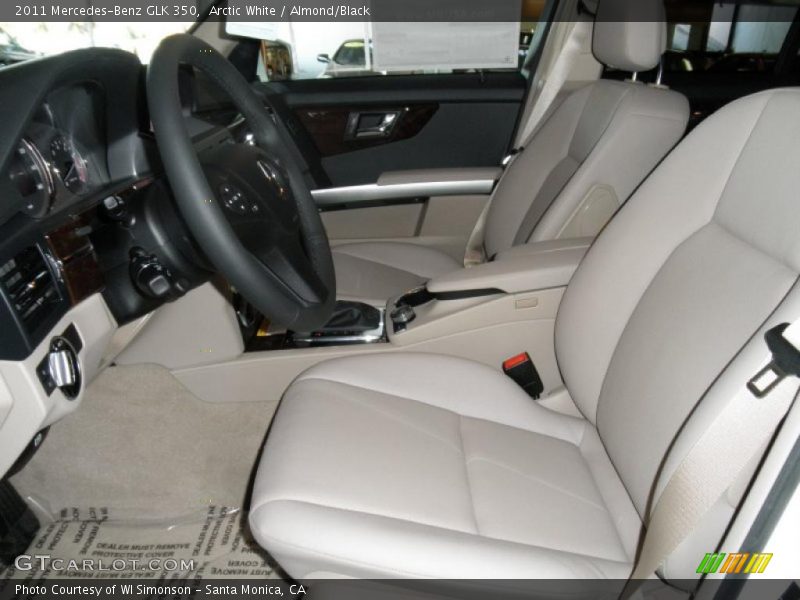Arctic White / Almond/Black 2011 Mercedes-Benz GLK 350