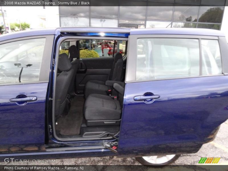 Stormy Blue / Black 2008 Mazda MAZDA5 Touring