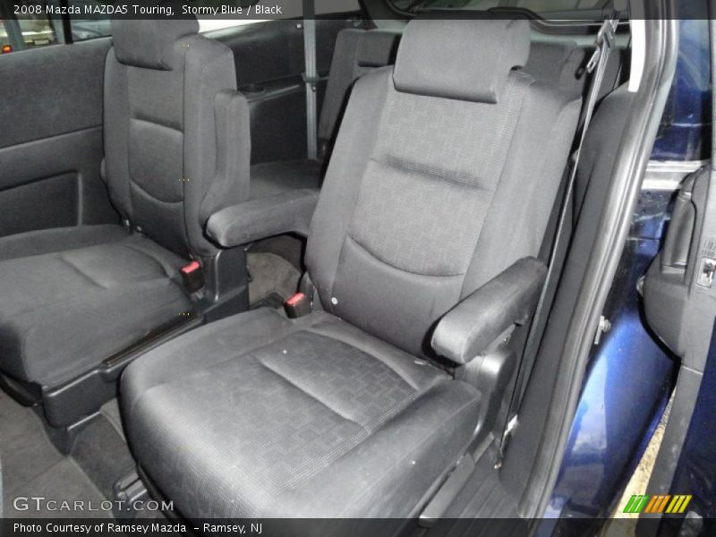 Stormy Blue / Black 2008 Mazda MAZDA5 Touring