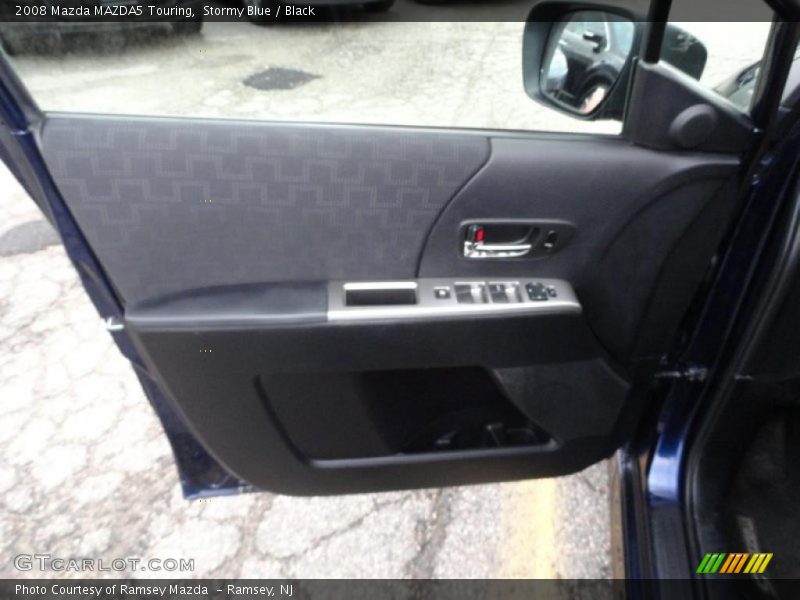 Stormy Blue / Black 2008 Mazda MAZDA5 Touring