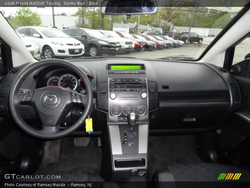 Stormy Blue / Black 2008 Mazda MAZDA5 Touring