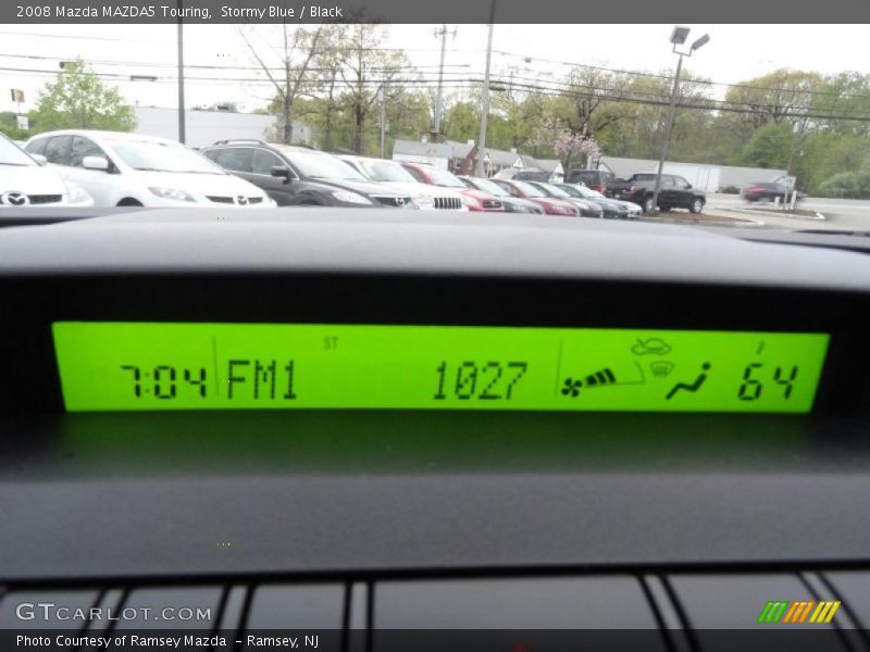 Stormy Blue / Black 2008 Mazda MAZDA5 Touring