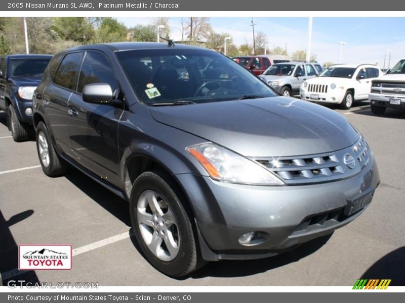 Platinum Metallic / Charcoal 2005 Nissan Murano SL AWD