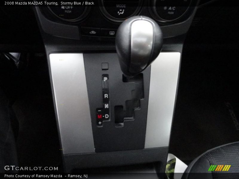 Stormy Blue / Black 2008 Mazda MAZDA5 Touring