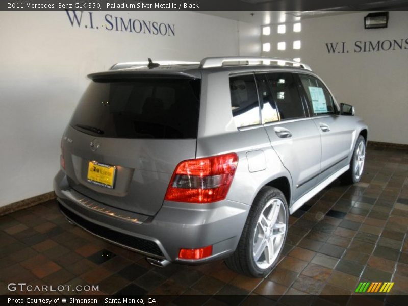 Palladium Silver Metallic / Black 2011 Mercedes-Benz GLK 350