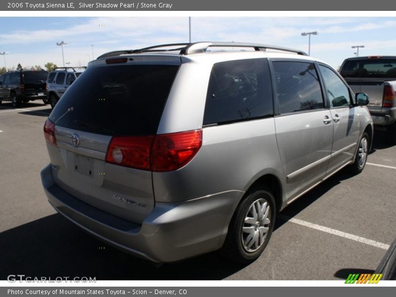 Silver Shadow Pearl / Stone Gray 2006 Toyota Sienna LE