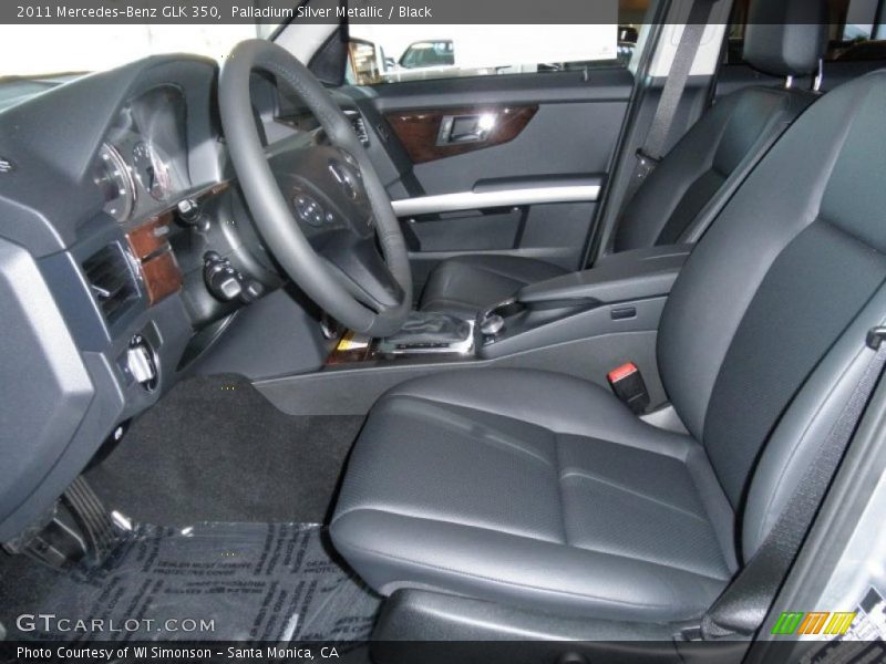 Palladium Silver Metallic / Black 2011 Mercedes-Benz GLK 350