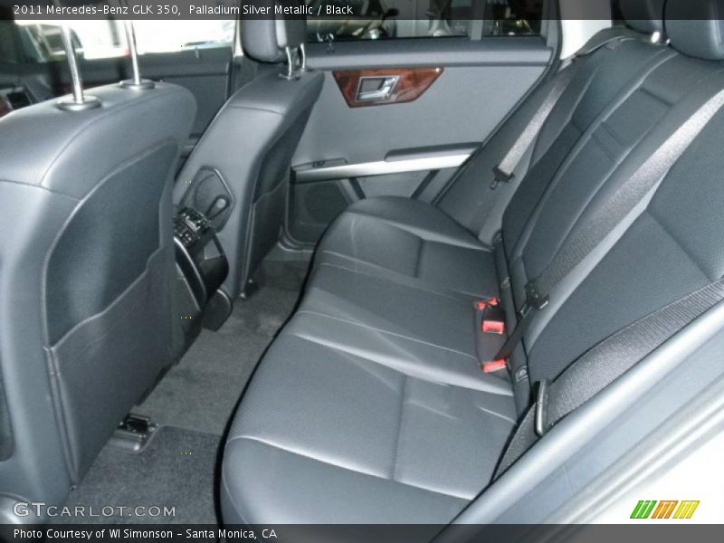 Palladium Silver Metallic / Black 2011 Mercedes-Benz GLK 350