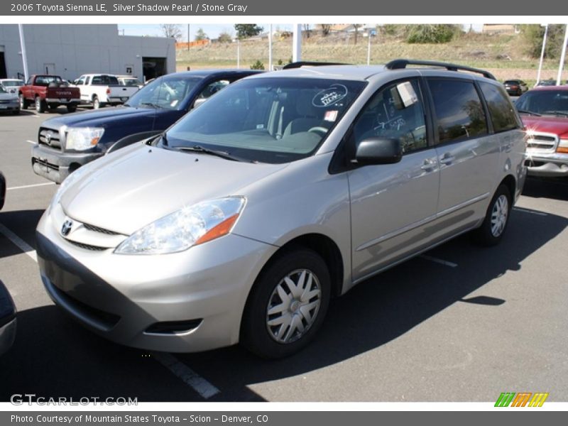 Silver Shadow Pearl / Stone Gray 2006 Toyota Sienna LE