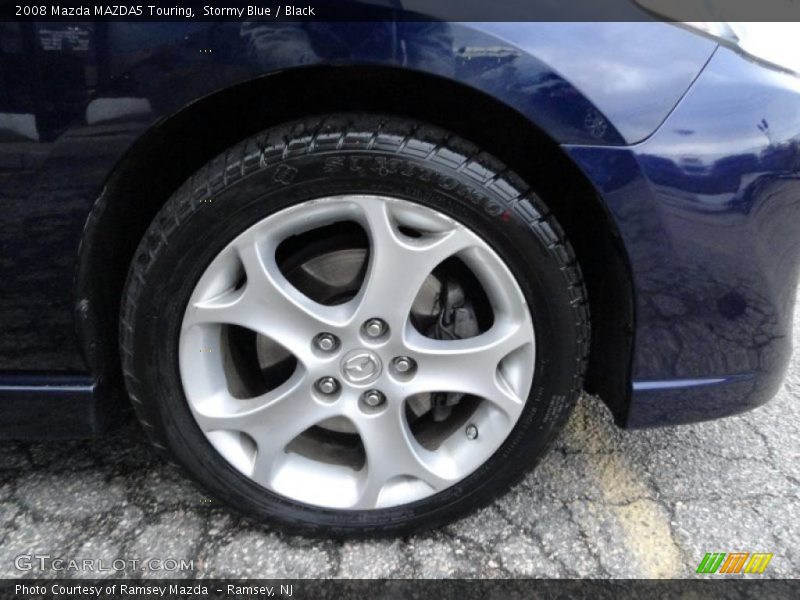 Stormy Blue / Black 2008 Mazda MAZDA5 Touring