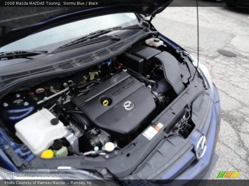 Stormy Blue / Black 2008 Mazda MAZDA5 Touring