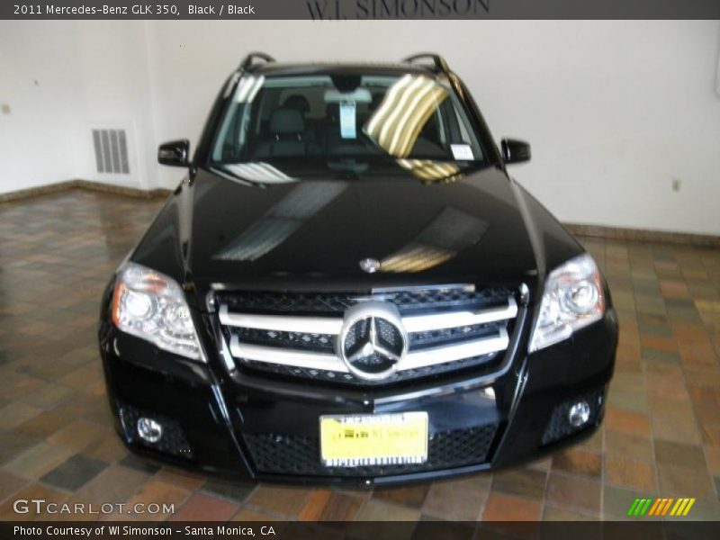 Black / Black 2011 Mercedes-Benz GLK 350