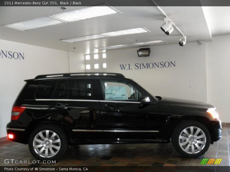 Black / Black 2011 Mercedes-Benz GLK 350