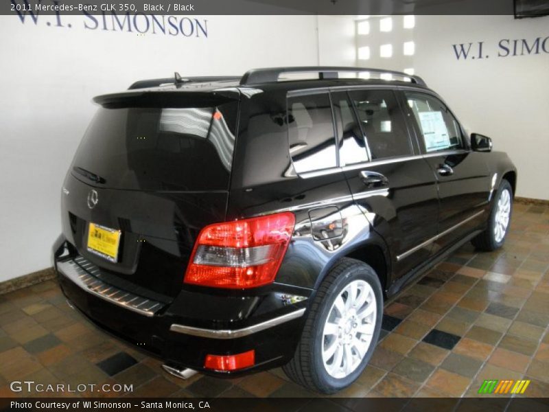 Black / Black 2011 Mercedes-Benz GLK 350