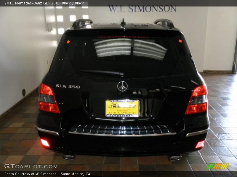 Black / Black 2011 Mercedes-Benz GLK 350