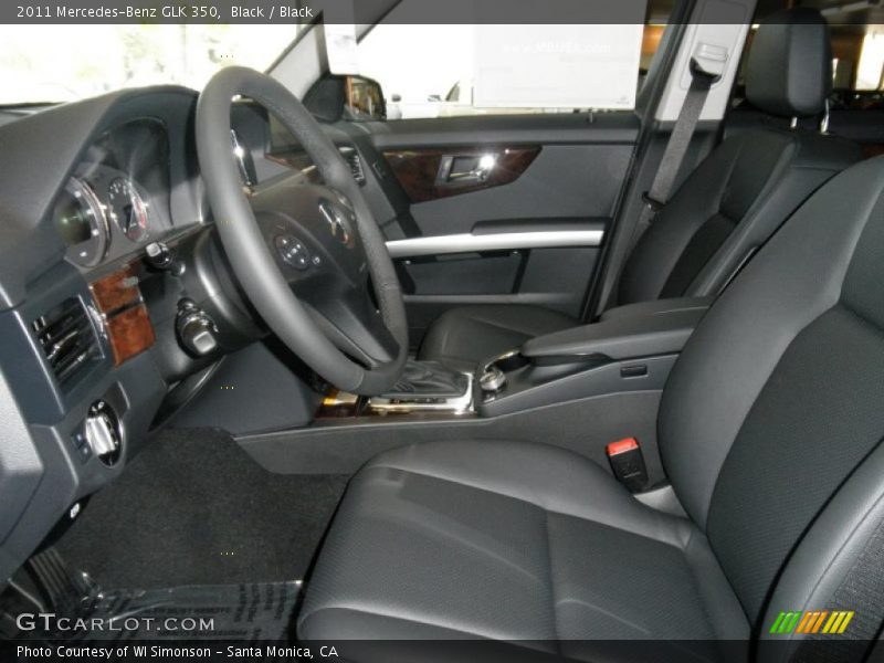 Black / Black 2011 Mercedes-Benz GLK 350