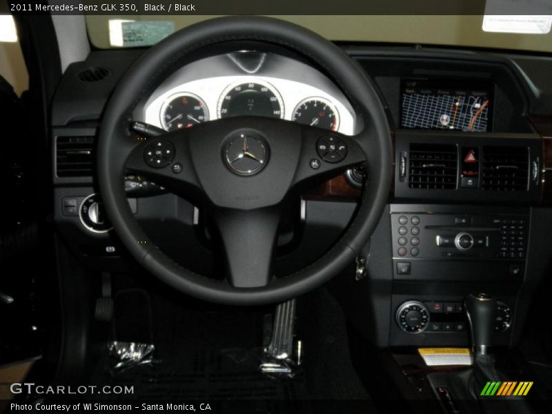 Black / Black 2011 Mercedes-Benz GLK 350