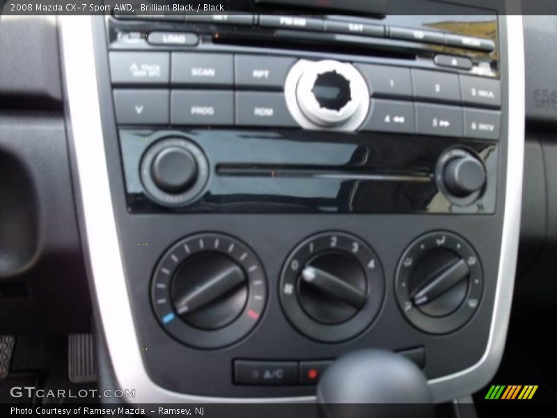 Brilliant Black / Black 2008 Mazda CX-7 Sport AWD