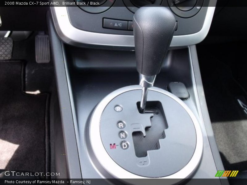 Brilliant Black / Black 2008 Mazda CX-7 Sport AWD