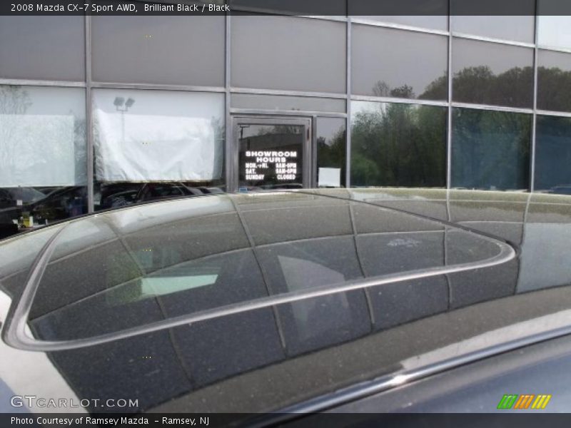 Brilliant Black / Black 2008 Mazda CX-7 Sport AWD