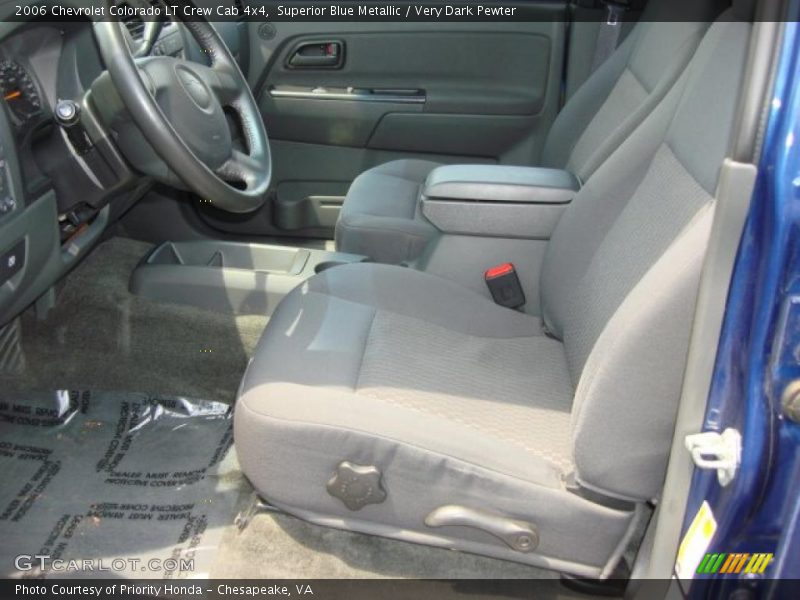 Superior Blue Metallic / Very Dark Pewter 2006 Chevrolet Colorado LT Crew Cab 4x4