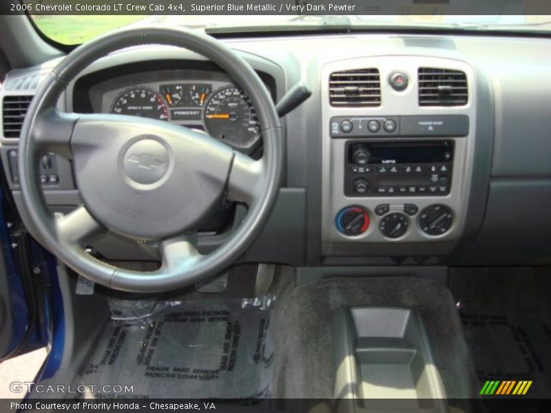 Superior Blue Metallic / Very Dark Pewter 2006 Chevrolet Colorado LT Crew Cab 4x4
