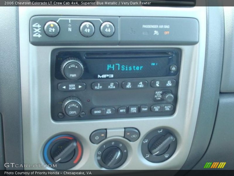 Superior Blue Metallic / Very Dark Pewter 2006 Chevrolet Colorado LT Crew Cab 4x4