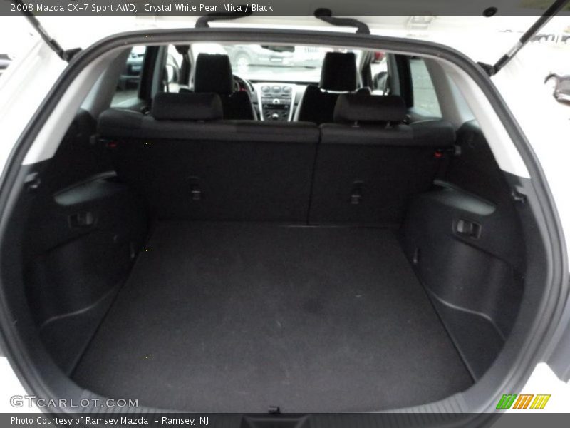 Crystal White Pearl Mica / Black 2008 Mazda CX-7 Sport AWD